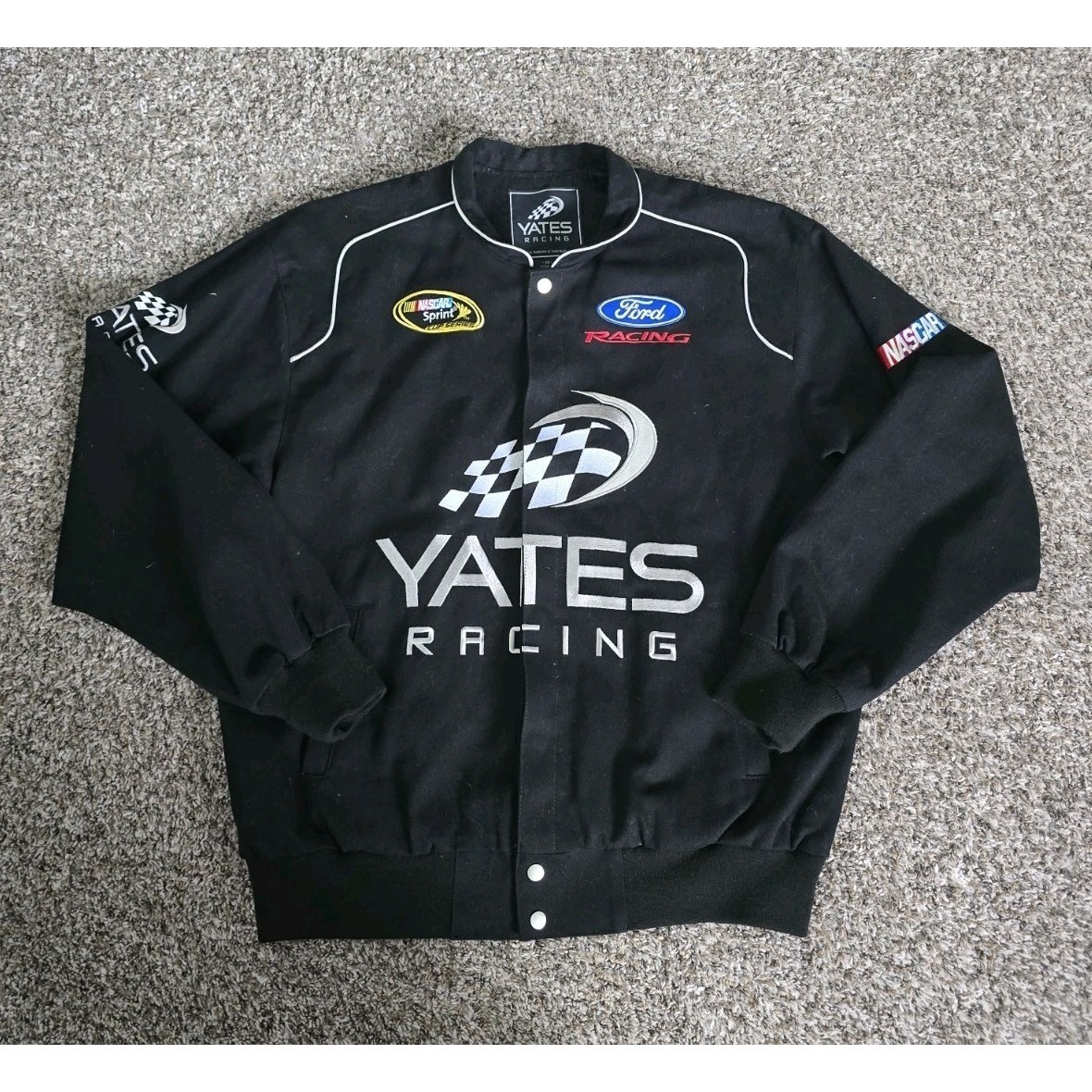 Yates Racing Ford Nascar Sprint Cup Series Bomber Mens Size Medium